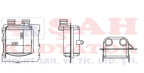 CATERPILLAR 7C3385 AFTERCOOLER