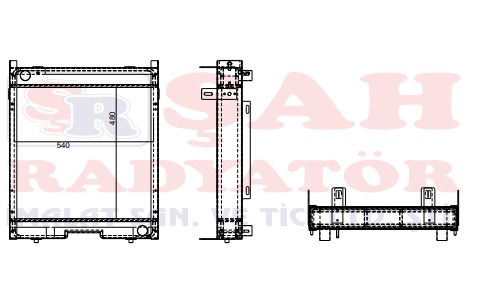 HİDROMEK 100B F25/11200 RADYATÖR