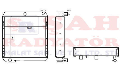HİDROMEK 102B F25 11214 RADYATÖR