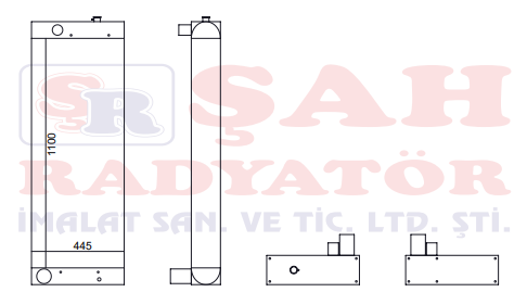 HİDROMEK 370 RADYATÖR