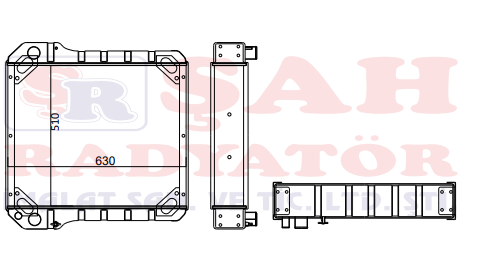 HİDROMEK F9 F25 11212 RADYATÖR
