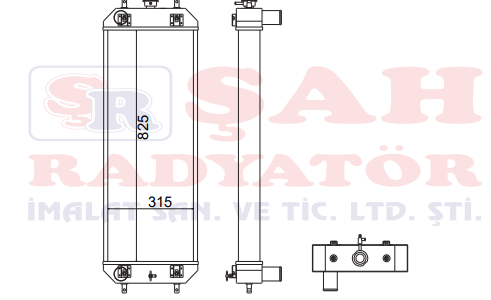 HITACHI ZAXIS 110-3 4668378 RADYATÖR