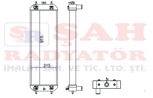 HITACHI ZAXIS 200-3 4650352 RADYATÖR