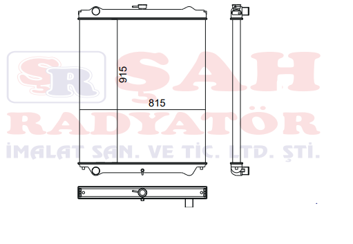 HITACHI ZAXIS 330-3G YA00012059 RADYATÖR