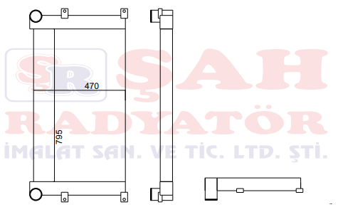 HITACHI ZAXIS 330 4463076 İNTERCOOLER