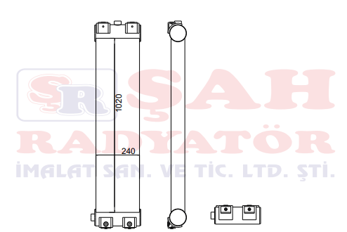 HITACHI ZW 220 263G2 - 12212 YAĞ SOĞUTUCU