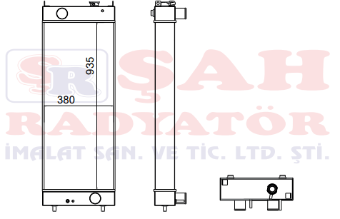 HITACHI ZW180 263F2 - 12221 RADYATÖR