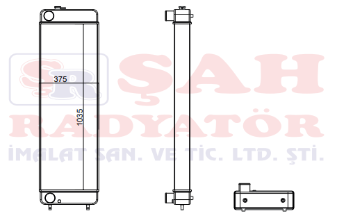 HITACHI ZX 330-3G XB00004995 RADYATÖR