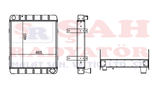JCB 3D-4 92302900 RADYATÖR