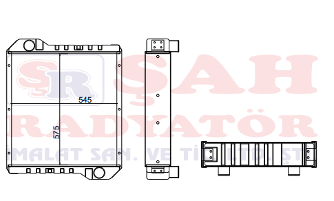 JCB 530 30304000 RADYATÖR