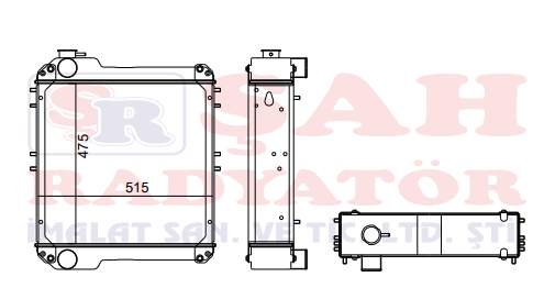 JCB CANDPOWER 128 14077 RADYATÖR