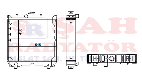 NEW HOLLAND TK100 A  5169275 RADYATÖR