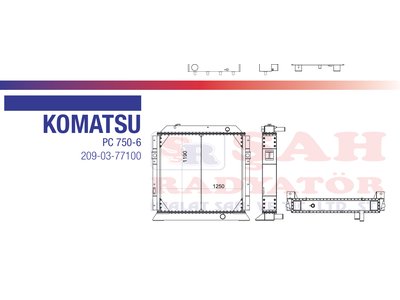 KOMATSU 209-03-77100